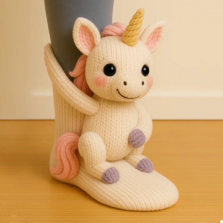 Christmas 50% off sale🎄3D knitted animal socks