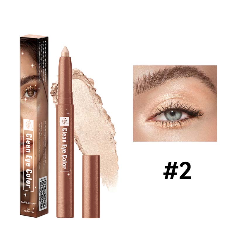 Eyeshadow pencil applies smoothly and naturally