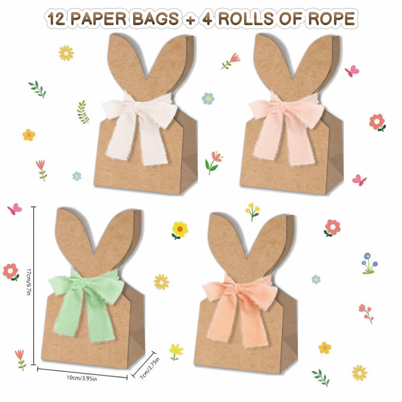 π° Easter bunny gift bags made from kraft pape