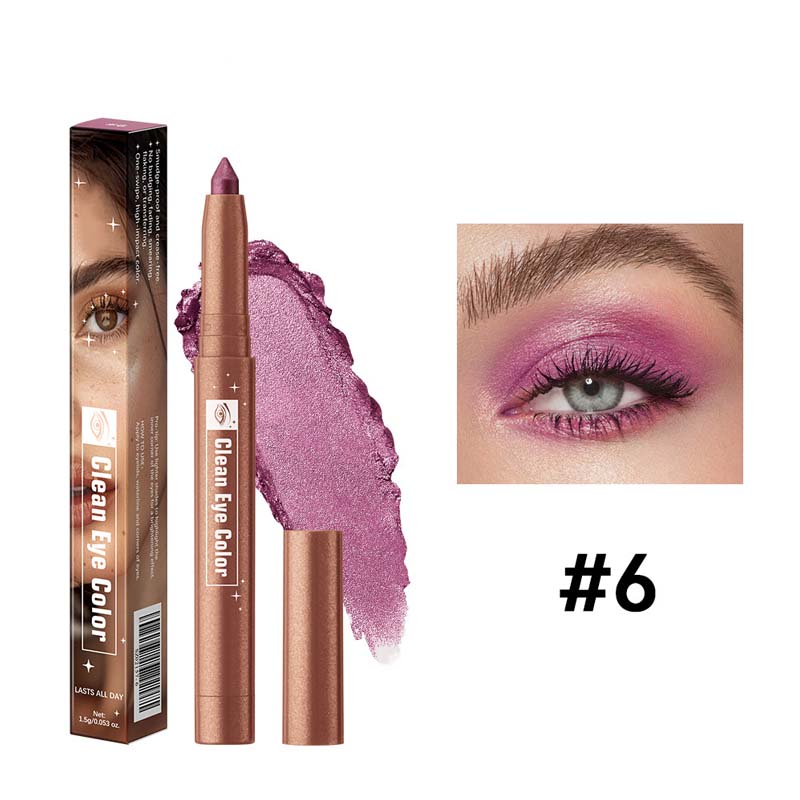 Eyeshadow pencil applies smoothly and naturally