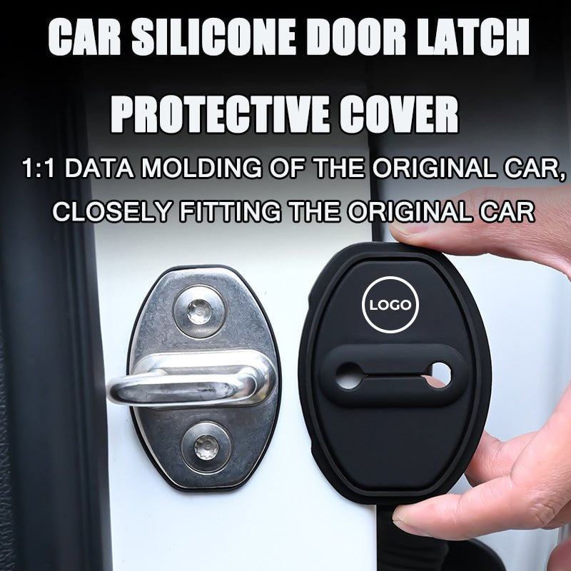 Car Silicone Door Latch Protective Cover(4PCS)