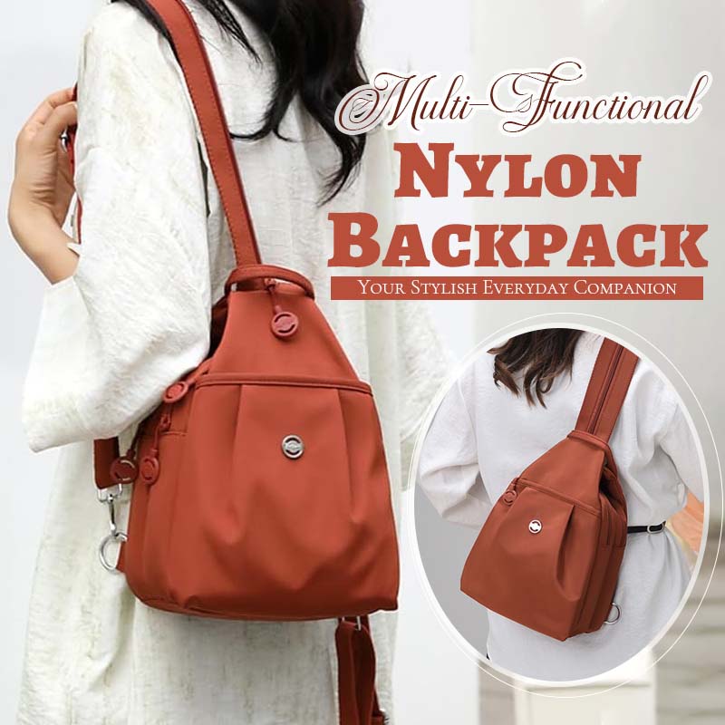 π Multi-Functional Nylon Backpack Β· Your Stylish Everyday Companion