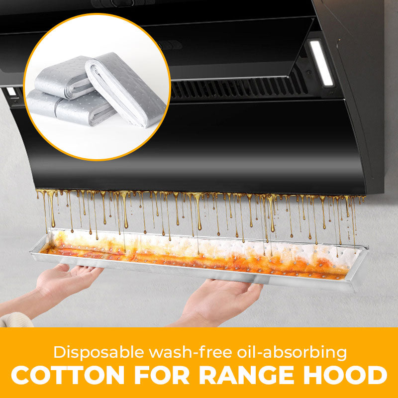 🍃【Thickened Flame-retardant Range Hood Oil-Absorbing Cotton】——Kitchen Cleaning Expert🍃