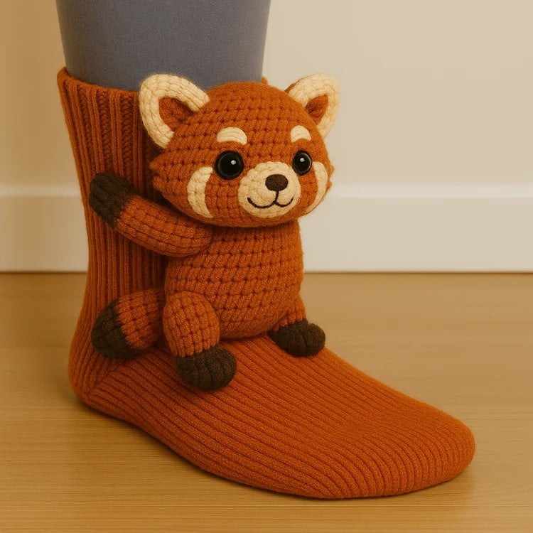 Christmas 50% off sale🎄3D knitted animal socks