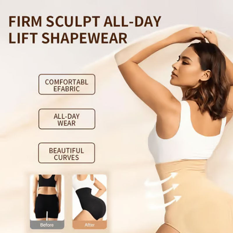 🔥High waist with shapewear and tummy contro
