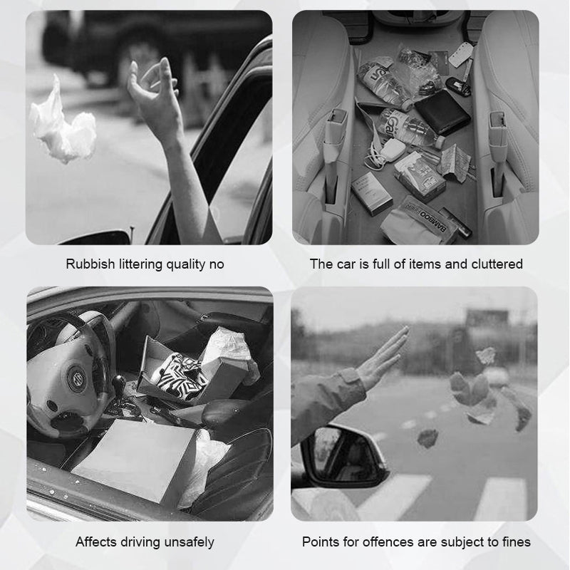 π Car Seat Middle Leather Storage Net | Large Capacity, Keep Your Car Neat & Tidy πΌ