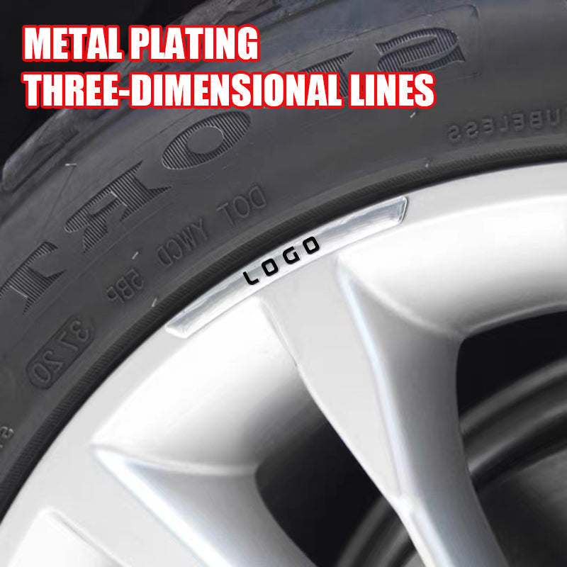 Car Wheel Hub Decorative Stickers(4pcs)