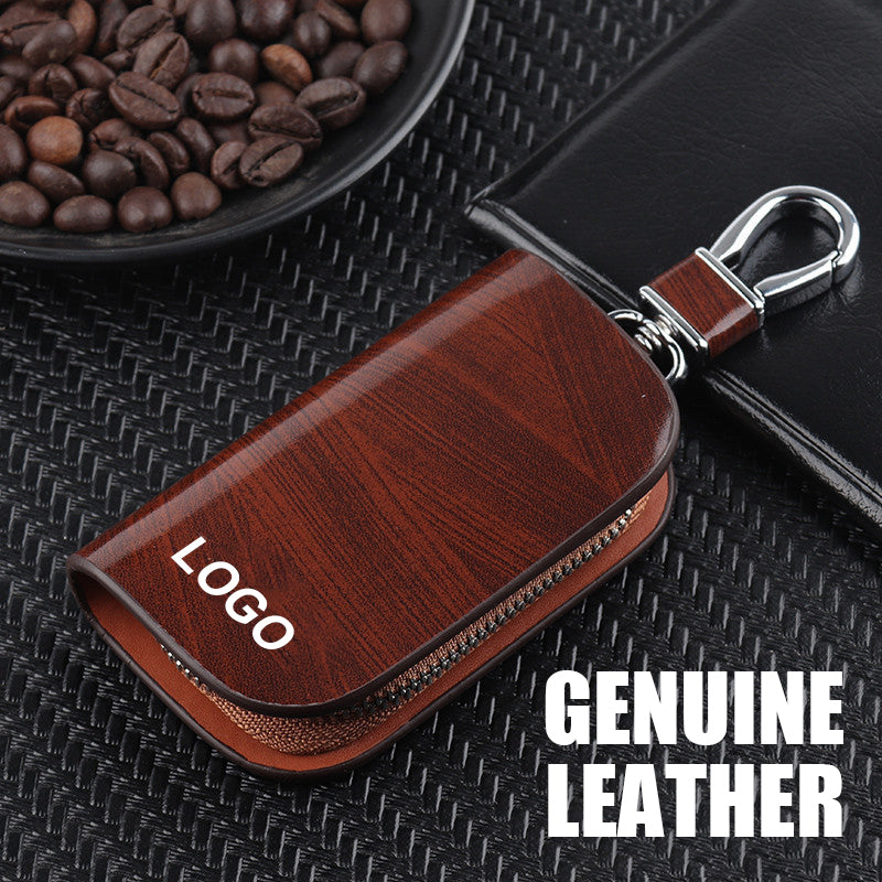 Wood Grain Car Key Case