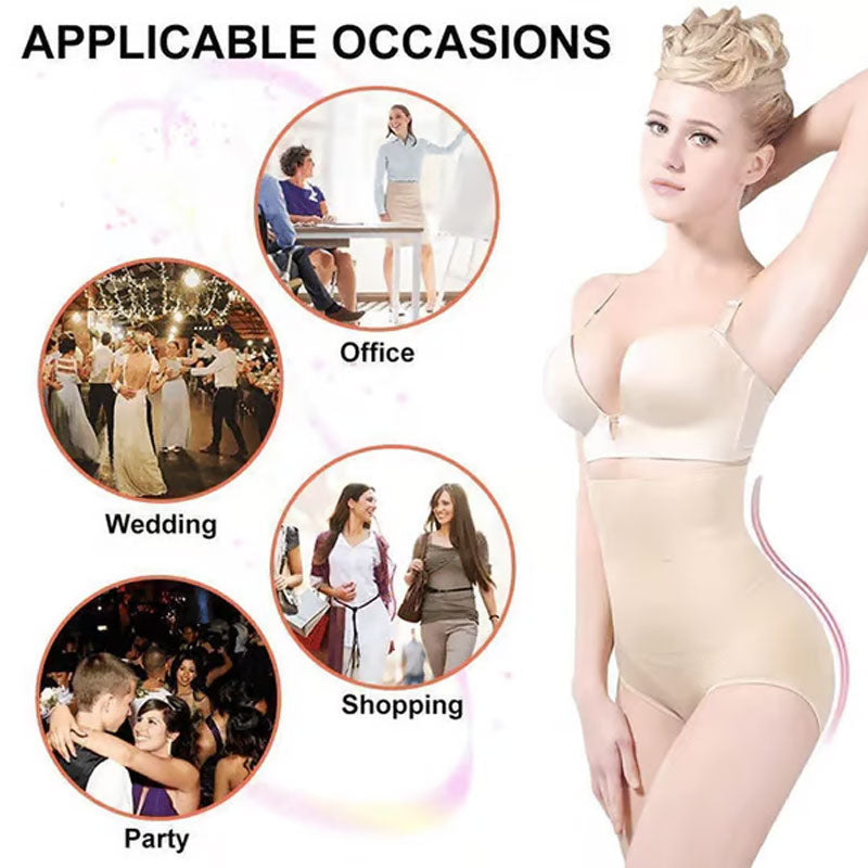 🔥High waist with shapewear and tummy contro