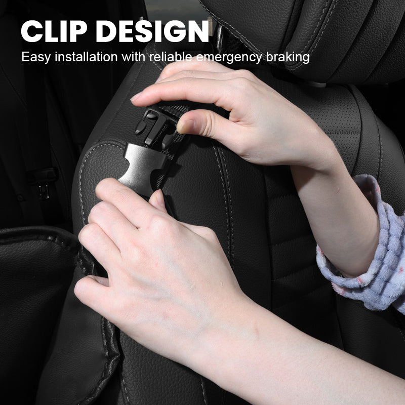 π Car Seat Middle Leather Storage Net | Large Capacity, Keep Your Car Neat & Tidy πΌ