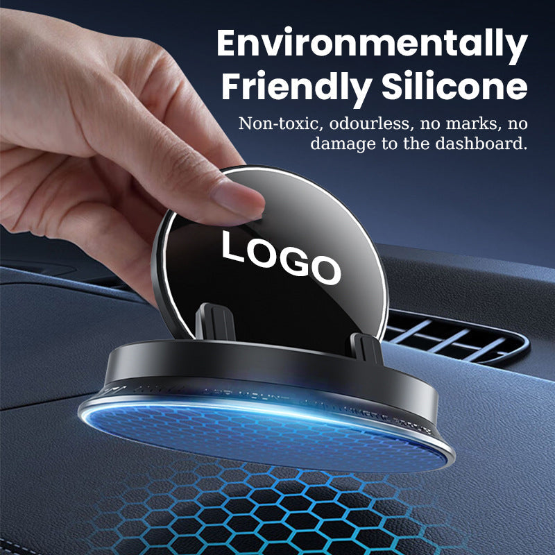 Multifunctional electric car dashboard Mobile phone holder with logo