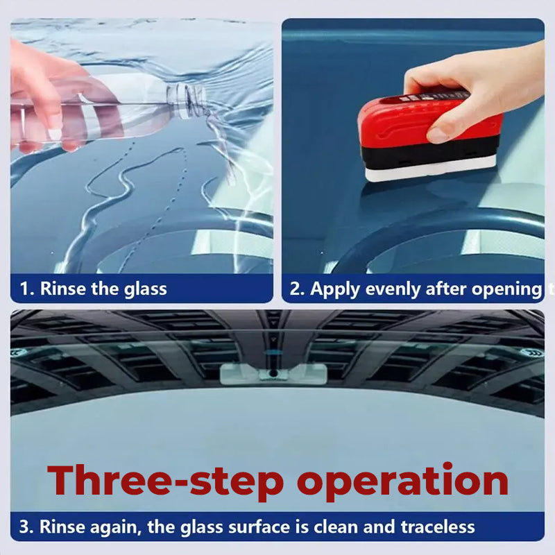 π Multifunctional Car Glass Oil Film Removal Brush