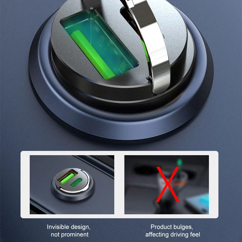 Mini invisible car charger