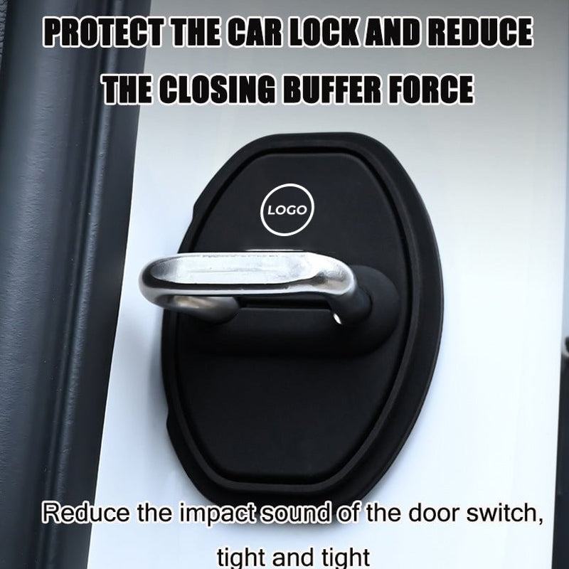 Car Silicone Door Latch Protective Cover(4PCS)