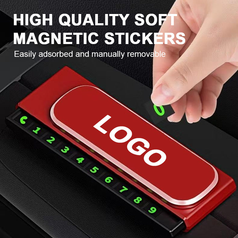 Car Temporary Parking Sign Hidden Car Move Phone Number Sign
