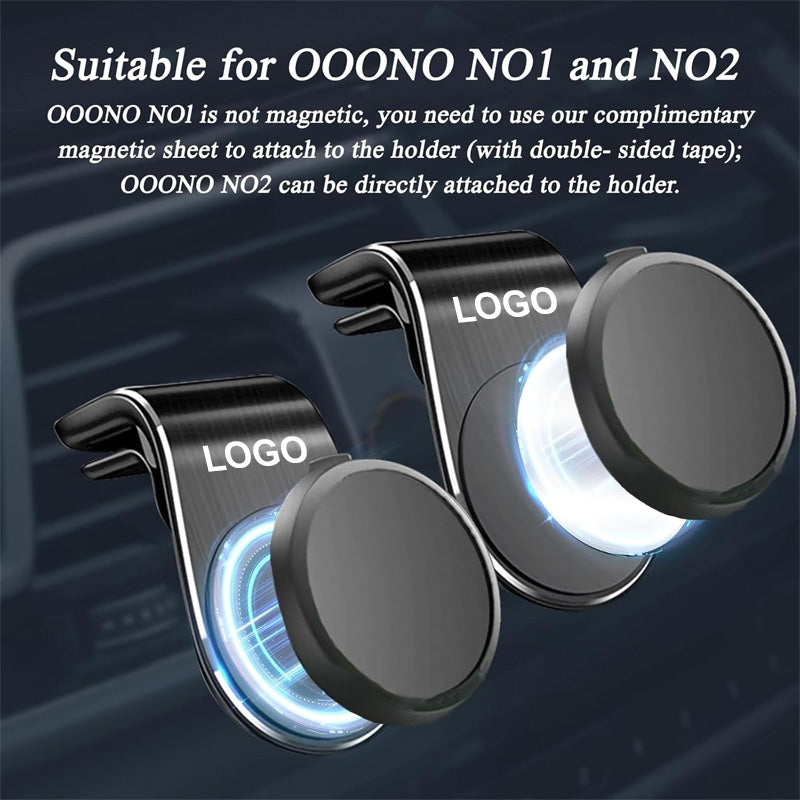 Magnetic holder for cell phone navigation