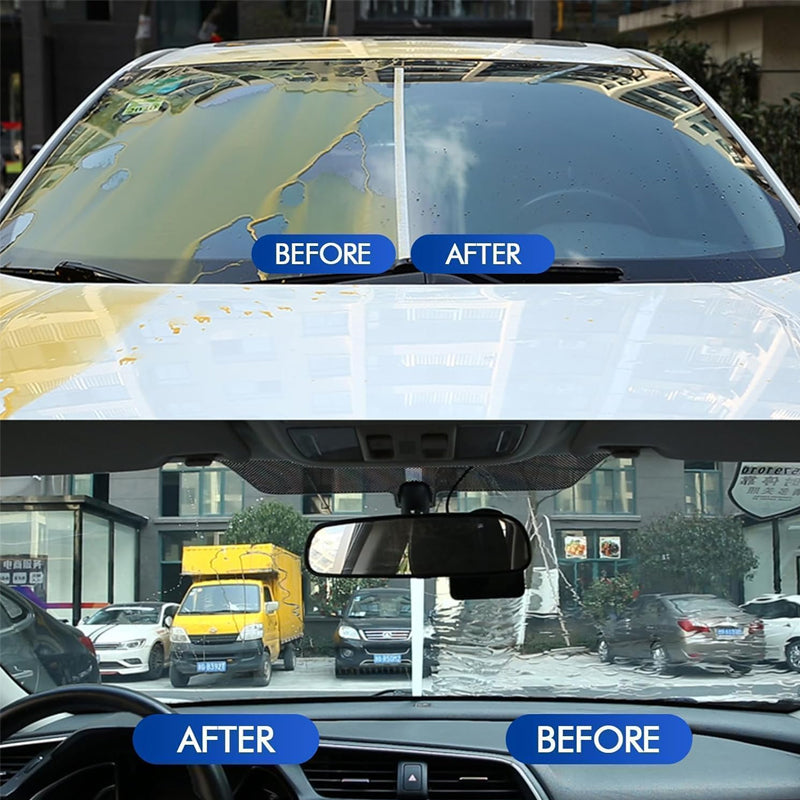 π Multifunctional Car Glass Oil Film Removal Brush