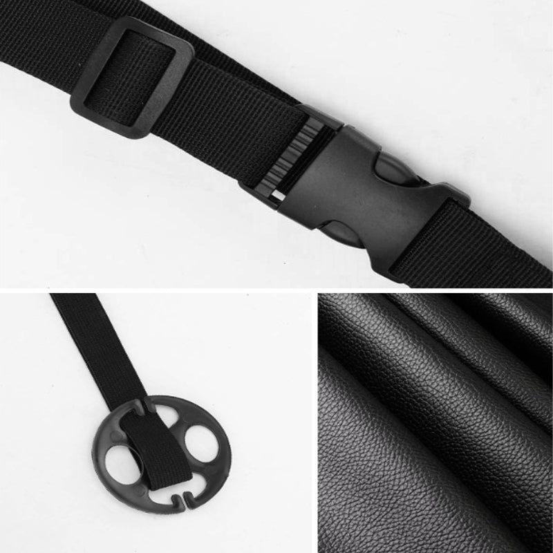 π Car Seat Middle Leather Storage Net | Large Capacity, Keep Your Car Neat & Tidy πΌ