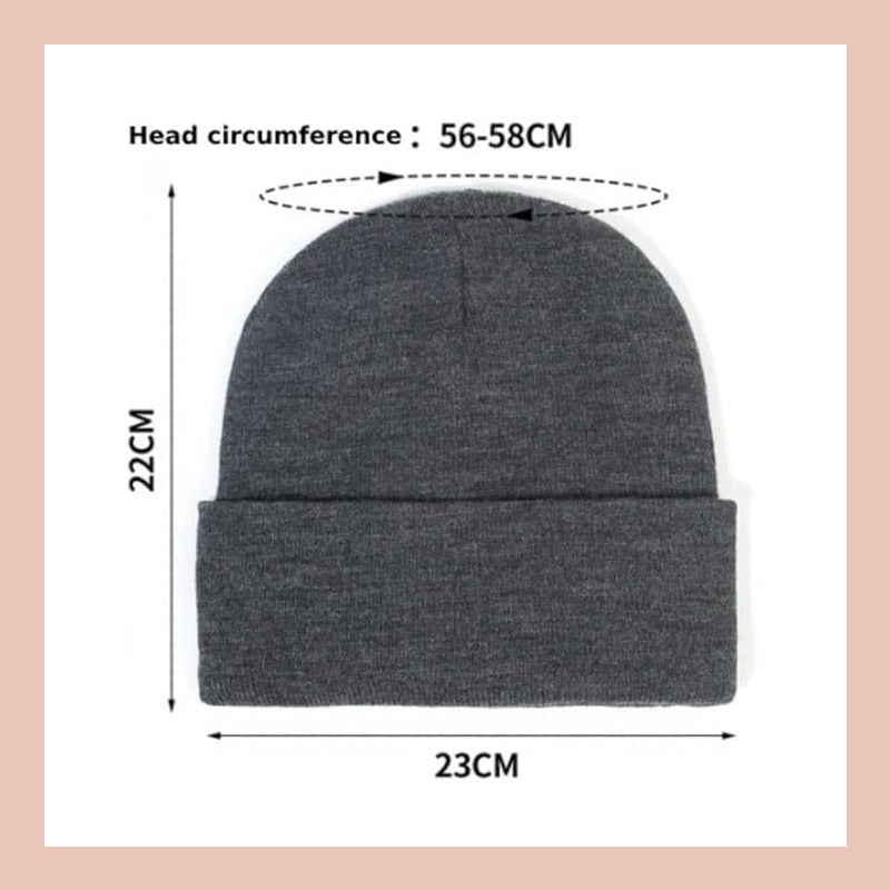 Silk-Lined Knit Hat for Winter