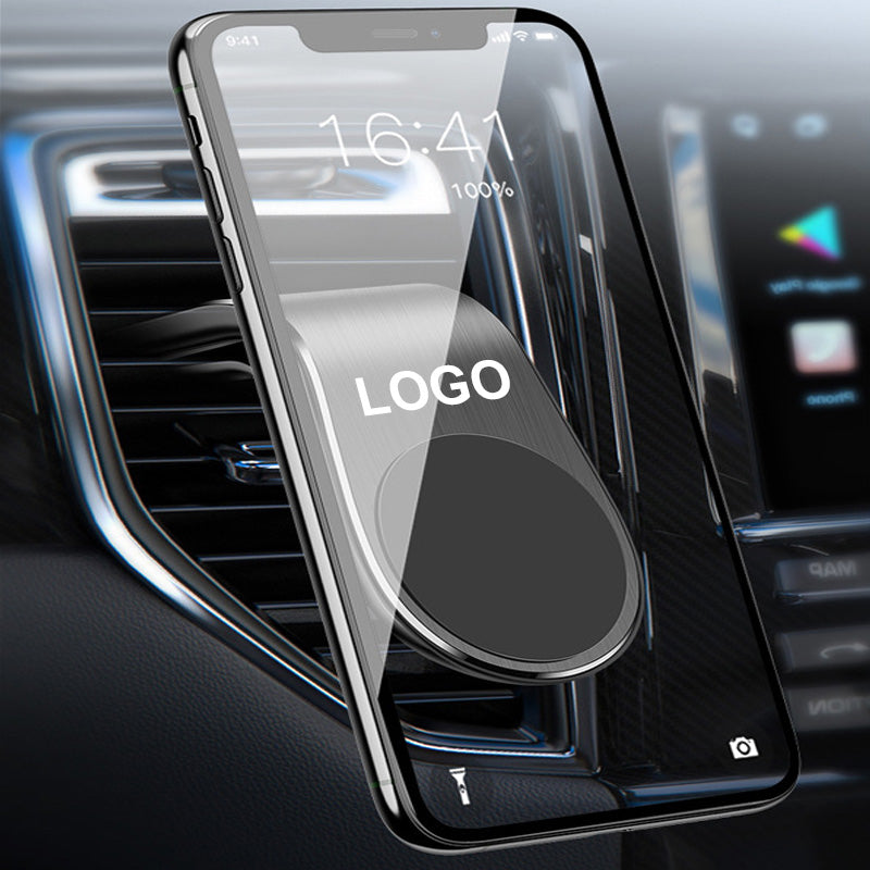 Magnetic holder for cell phone navigation