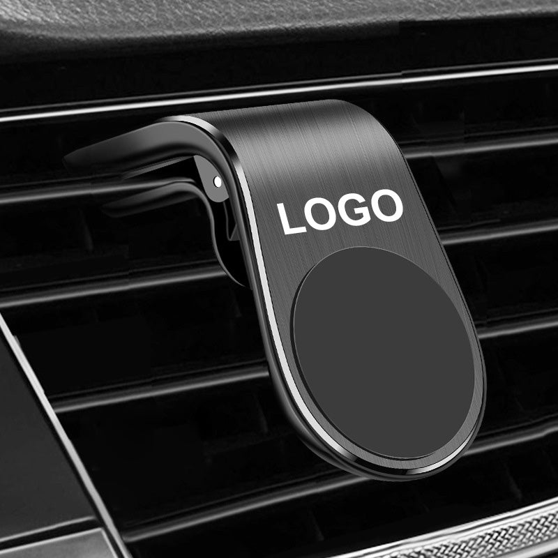 Magnetic holder for cell phone navigation