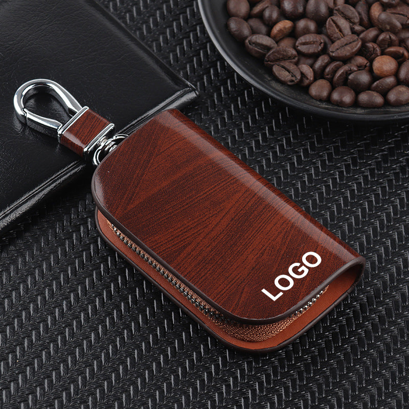 Wood Grain Car Key Case