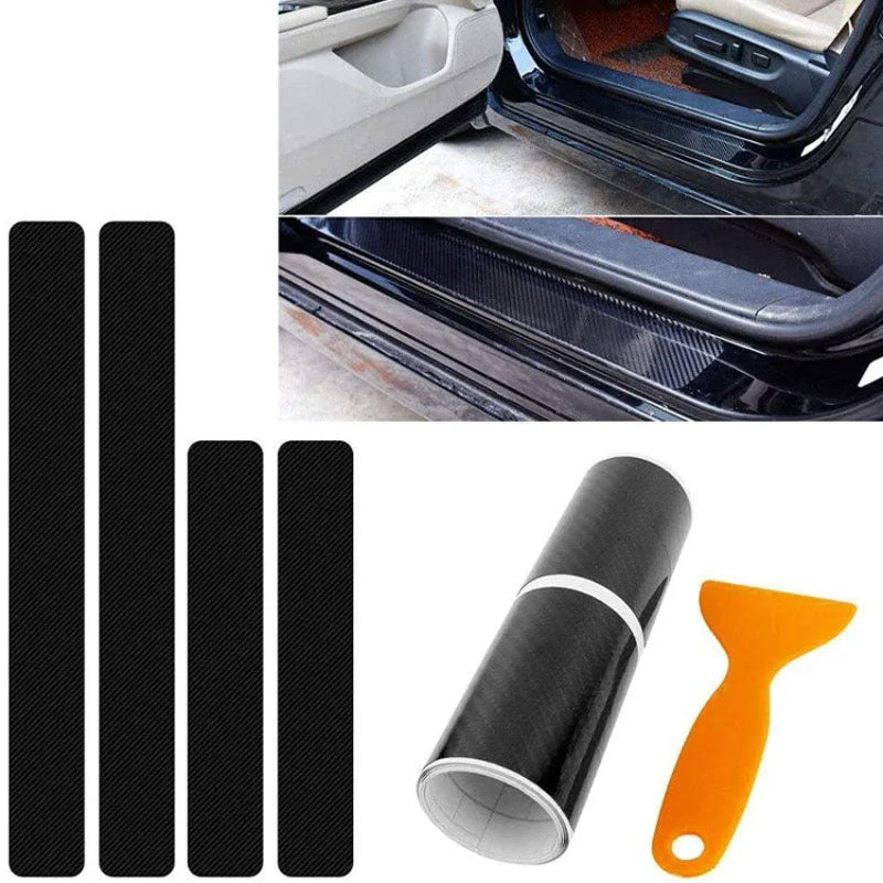 Carbon Car Door Sills Stickers(4 PCS)