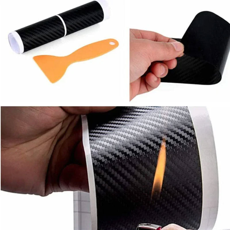 Carbon Car Door Sills Stickers(4 PCS)
