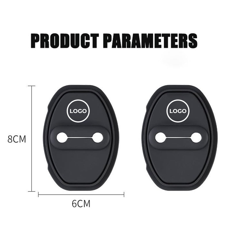Car Silicone Door Latch Protective Cover(4PCS)