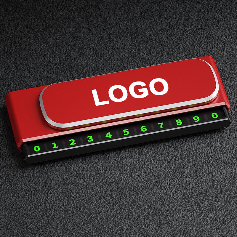 Car Temporary Parking Sign Hidden Car Move Phone Number Sign