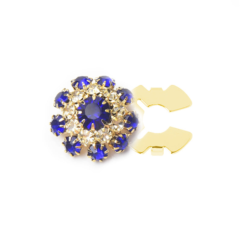 Floral diamond sleeve buttons