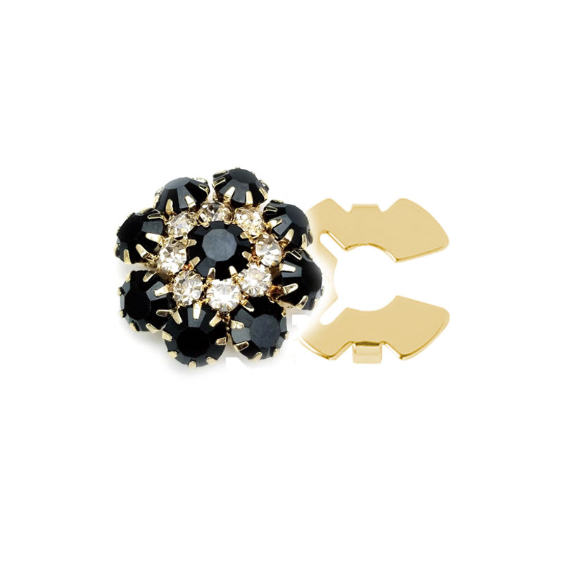 Floral diamond sleeve buttons
