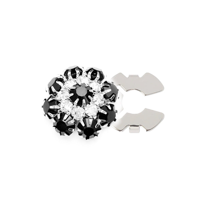 Floral diamond sleeve buttons