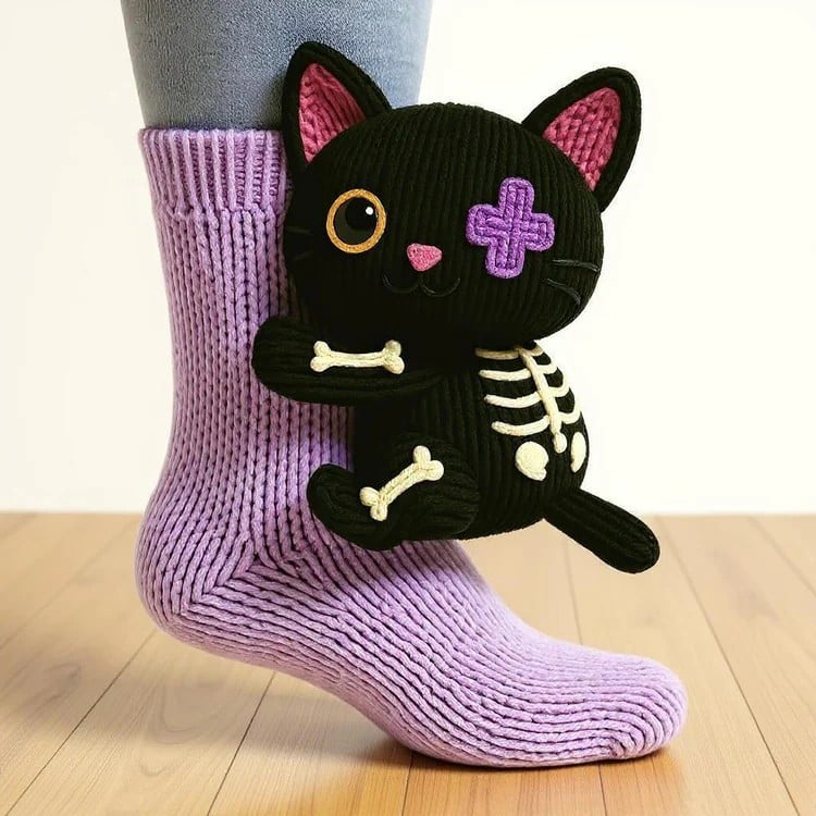 Christmas 50% off sale🎄3D knitted animal socks