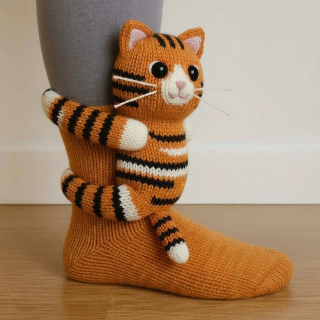 Christmas 50% off sale🎄3D knitted animal socks