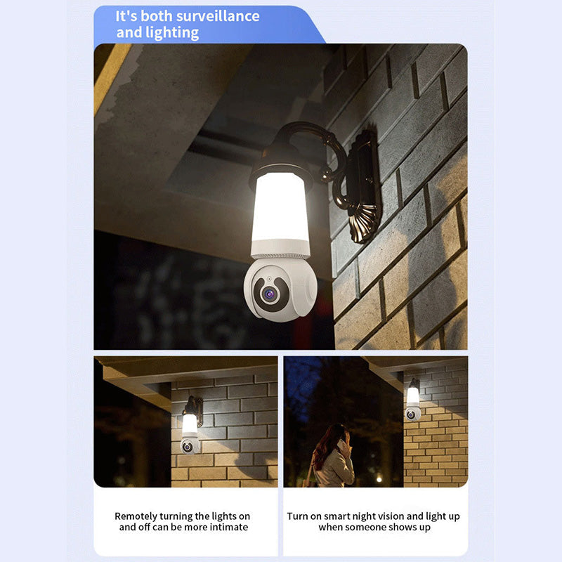 Smart Wi-Fi Surveillance Camera With Light