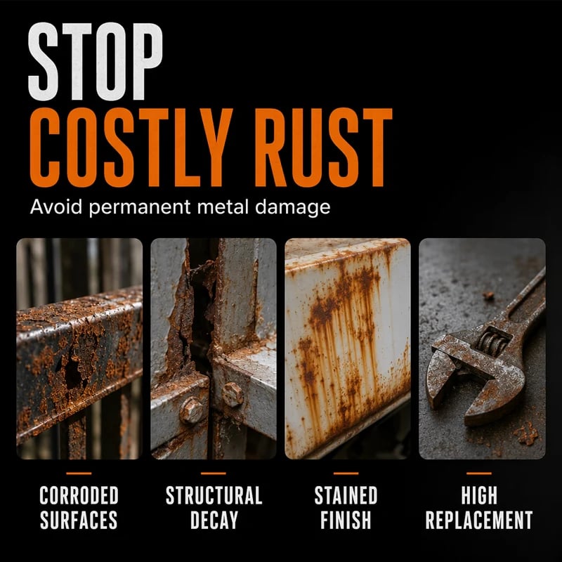 🥳2026 HOT SALE🥳💞50K+ SOLD!🔧🏠 49% OFF! Metal Rust Protection Black Repair Paste – Restores rusty gates, railings & tools. Forms protective coating – no need to replace! 🛡️✨