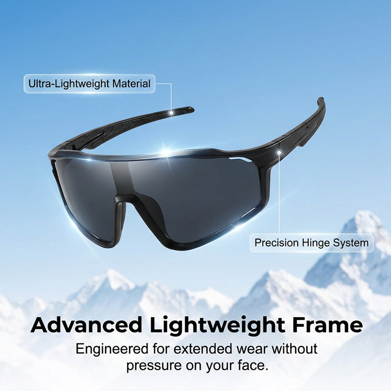 🌟New for 2026: Up to 50% off!🌟 Photochromic sports sunglasses for outdoor us
