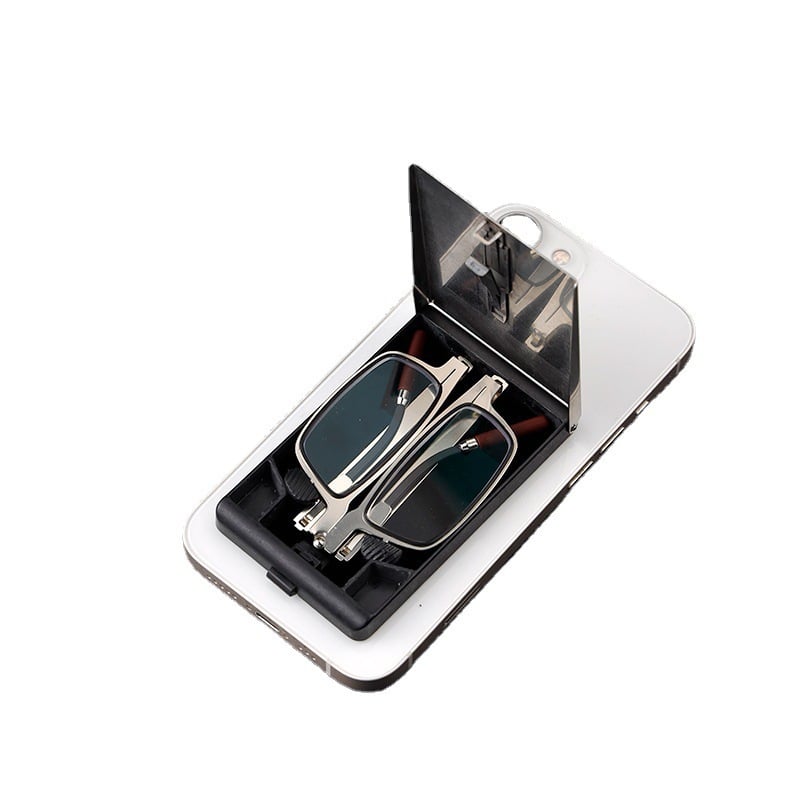 Foldable, pocket-sized reading glasses