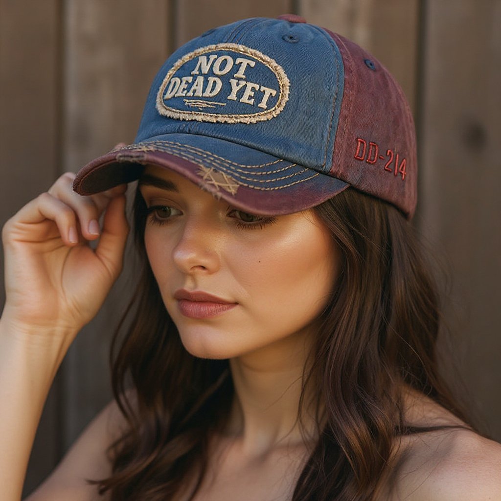 Not dead yet – a vintage baseball cap made from washed fabric