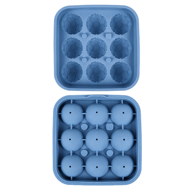 Silicone ice mold in football shape