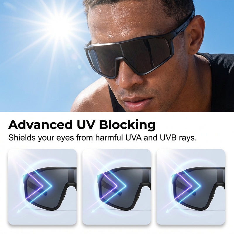 🌟New for 2026: Up to 50% off!🌟 Photochromic sports sunglasses for outdoor us