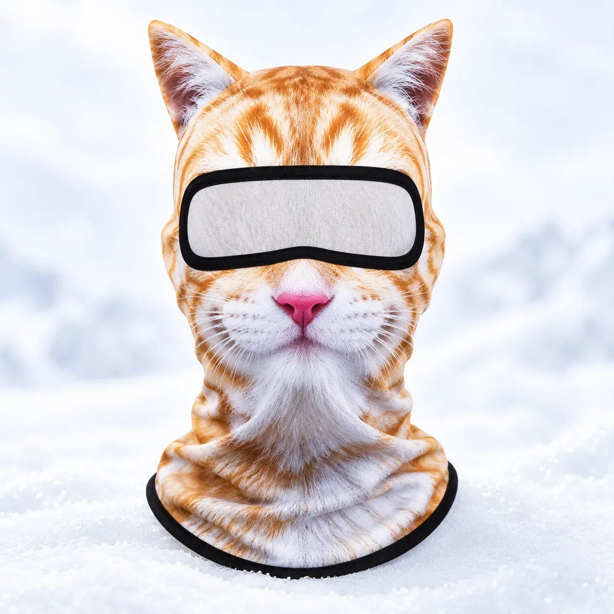 🔥🐱3D Cat Ski Balaclava Face Mask with Ears Animal Mask
