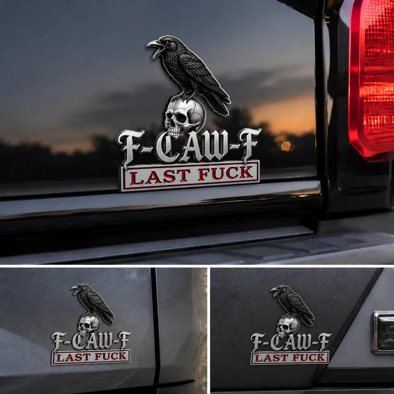 💥The F-CAW-F Car Emblem Metal Badge — For Those Who Laugh at Life and Give Zero F*cks! - BUY 3 GET 2 FREE & FREE SHIPPING