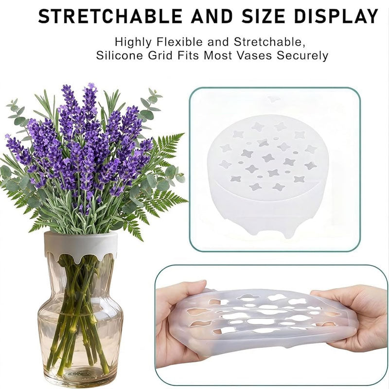 🌸Spiral Ikebana Silicone Flower Stem Holder