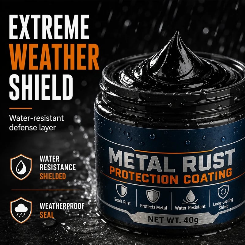 🥳2026 HOT SALE🥳💞50K+ SOLD!🔧🏠 49% OFF! Metal Rust Protection Black Repair Paste – Restores rusty gates, railings & tools. Forms protective coating – no need to replace! 🛡️✨