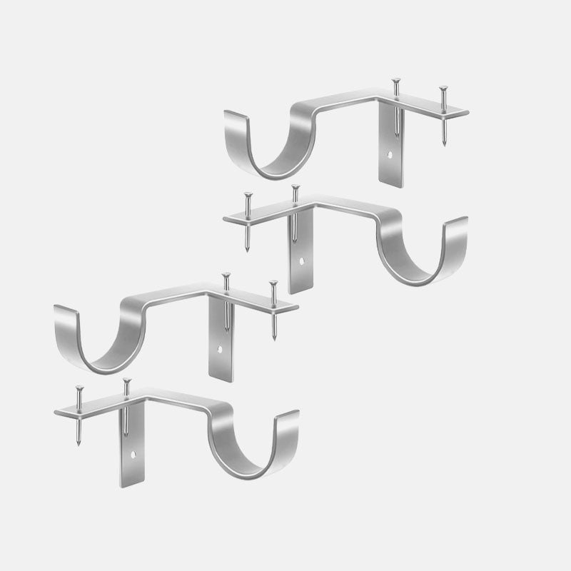 🔧Curtain rod holders without drilling – Strong & Gentle installation