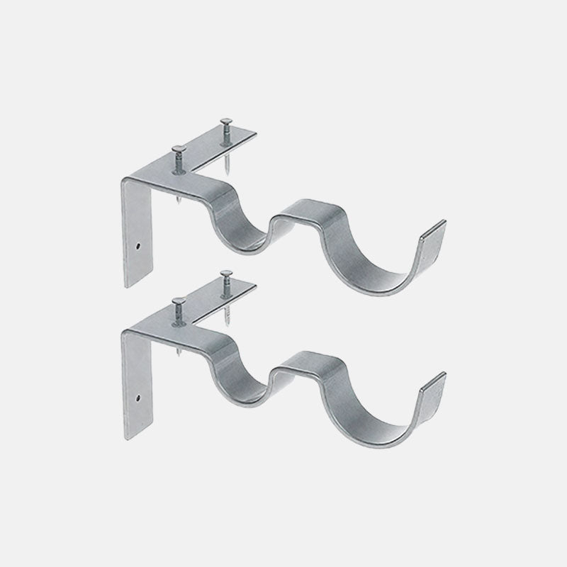 🔧Curtain rod holders without drilling – Strong & Gentle installation
