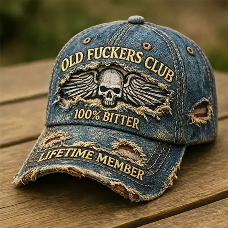 🧢Old F*ckers Club – Vintage-Baseballclub