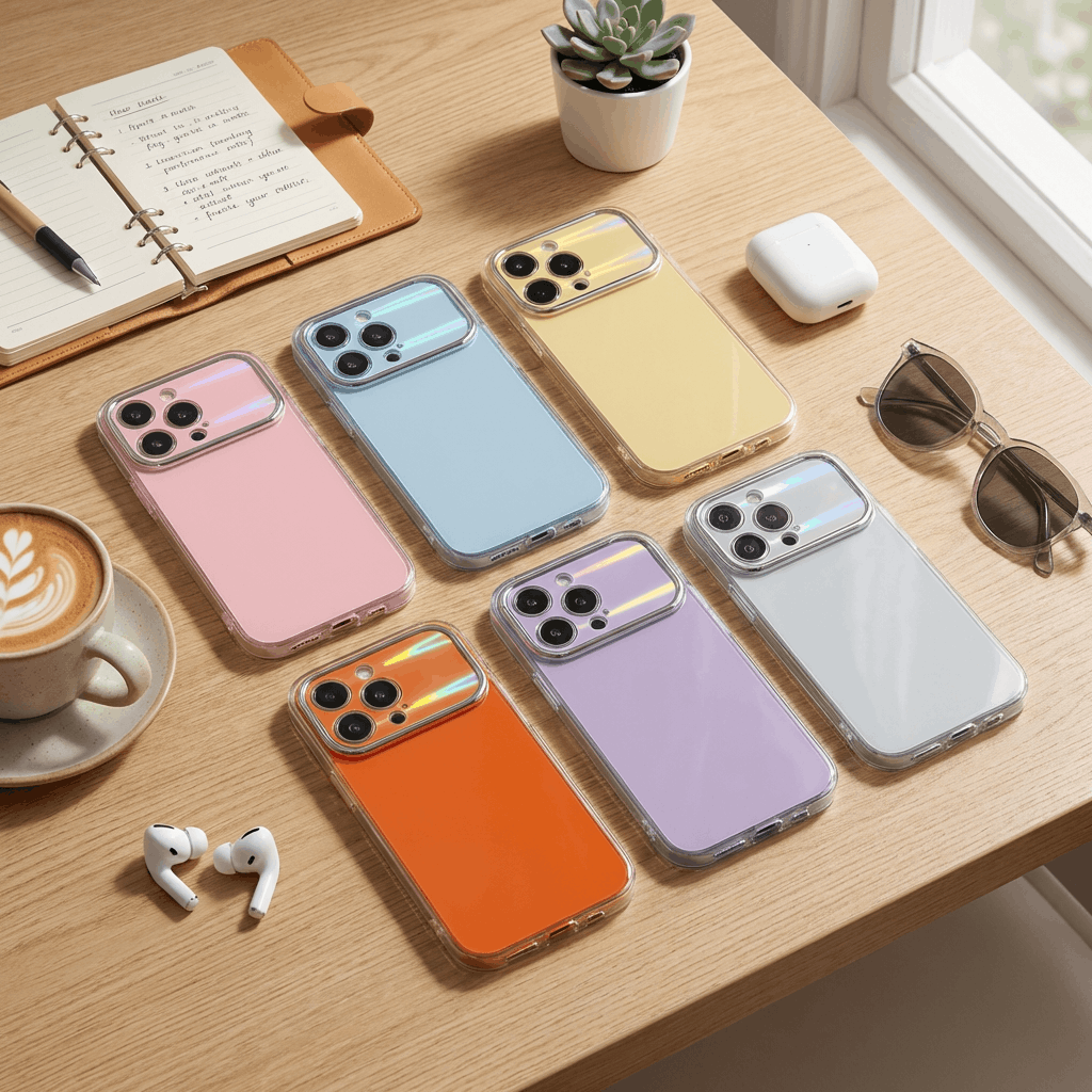 Jelly Aurora iPhone Case – Iridescent Shine for Your iPhone